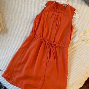 Orange Gap dress